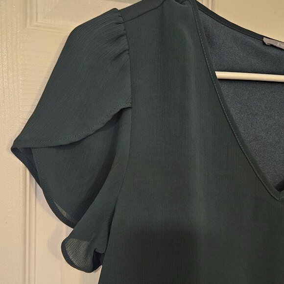 Chiffon Layered Tunic Blouse Top - Picture 2 of 6